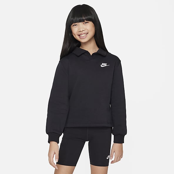 Teen Collection Sportswear Black Sweatshirts. Nike